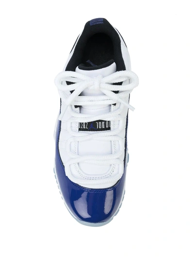 Nike Air Jordan 11 Low "concord Sketch" Sneakers In White