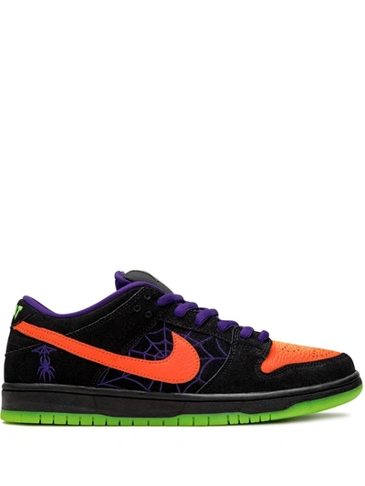 Shop Nike Sb Dunk Low "night Of Mischief" Sneakers In Black