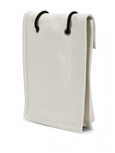Shop Balenciaga Explorer Pouch Crossbody Bag In White