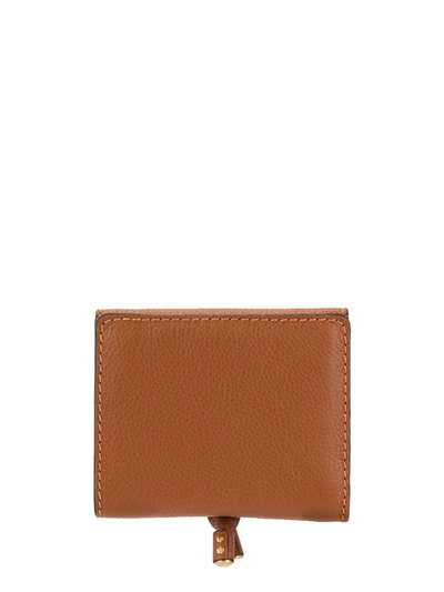 CHLOÉ CHLOÉ CHC10UP572161 25M TAN LEATHER/COTTON - 棕色