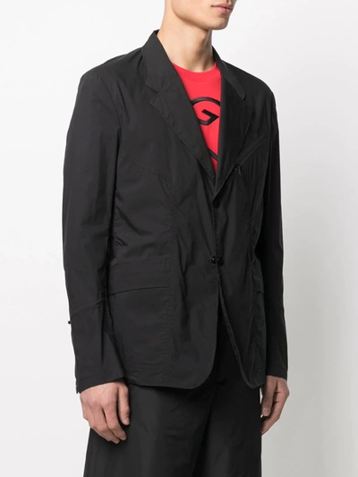 Shop Givenchy Single-breasted Blazer In Black