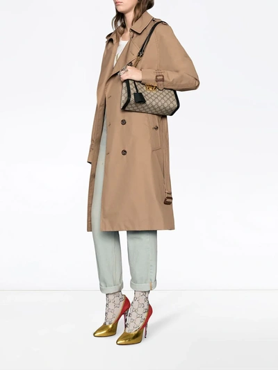 Gucci Padlock Small Gg Shoulder Bag In Neutrals