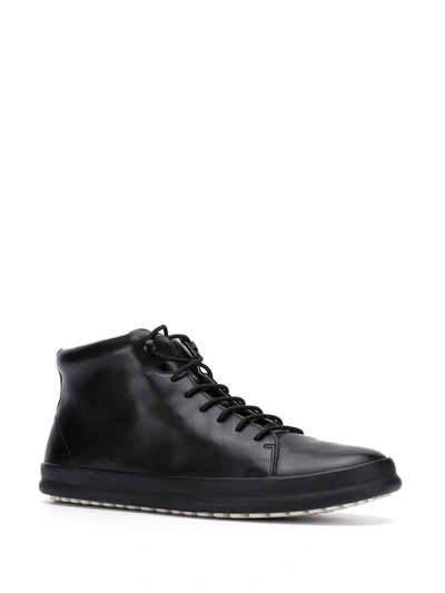 Camper Chasis High Top Sneaker In Black