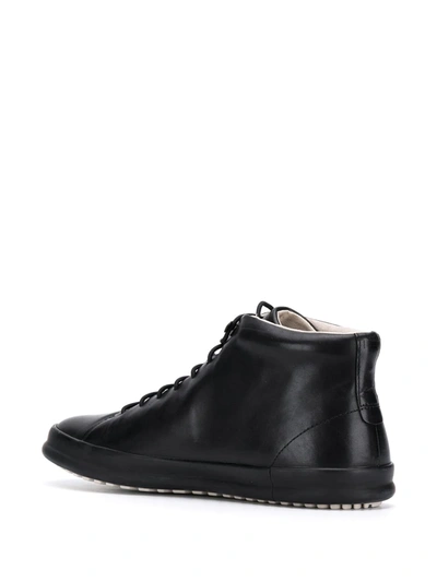 Camper Chasis High Top Sneaker In Black