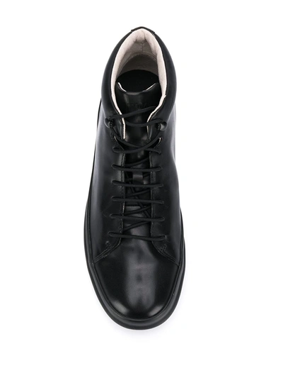 Camper Chasis High Top Sneaker In Black