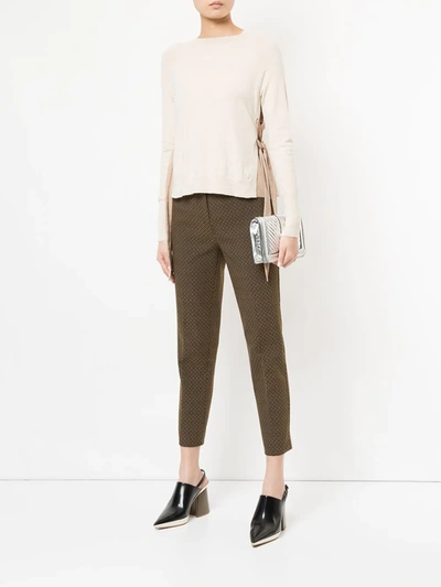 Shop Onefifteen Side Tie Top In Brown