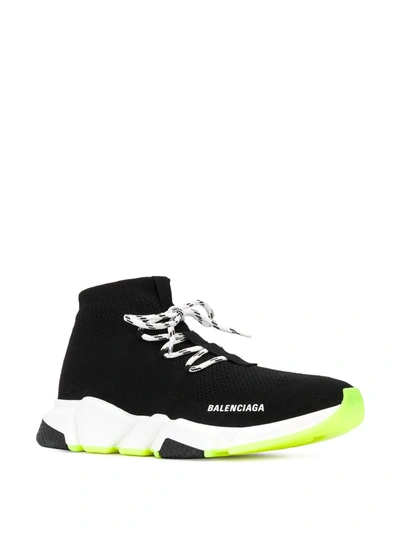 Shop Balenciaga Speed Sneakers In Black