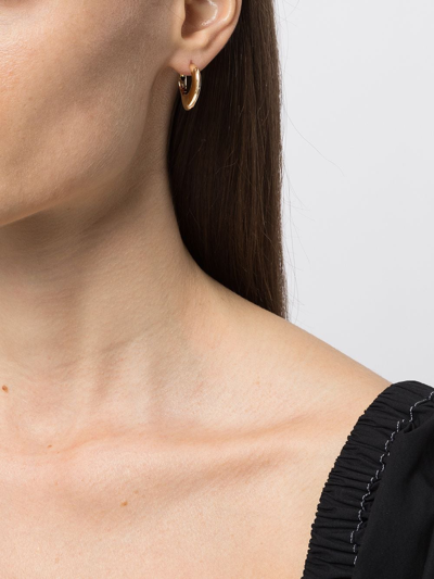 Maria Black Fei Huggie Earring In Gold