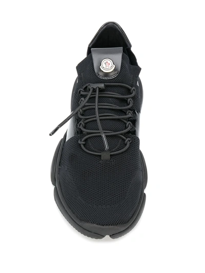 Shop Moncler Bubble Sneakers In Black