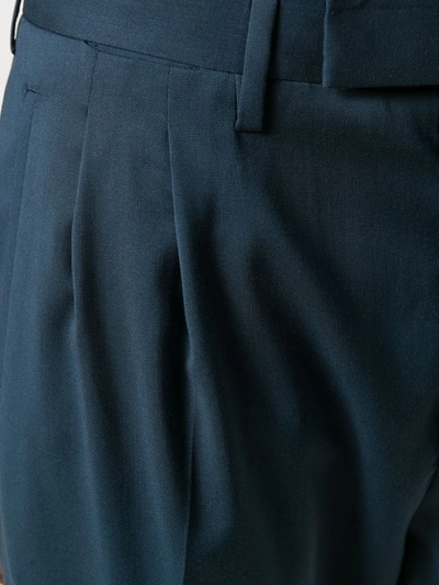 Off-white Oversized Suit Trousers In Blue