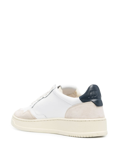 Autry Medalist Low Suede Sneakers With Breathable Design In Blue