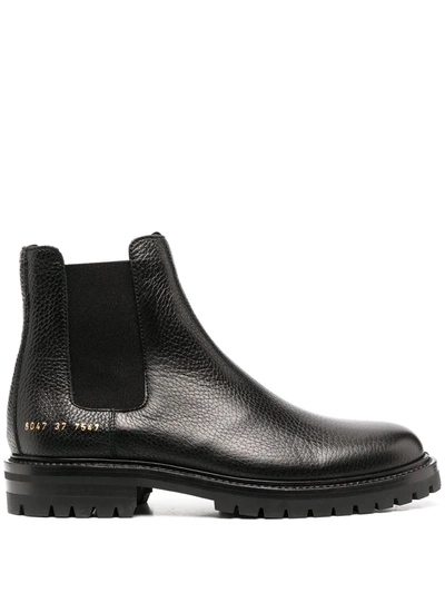 Shop Common Projects Ankle-length Chelsea Boots In Black