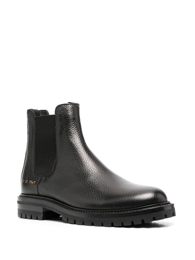 Shop Common Projects Ankle-length Chelsea Boots In Black