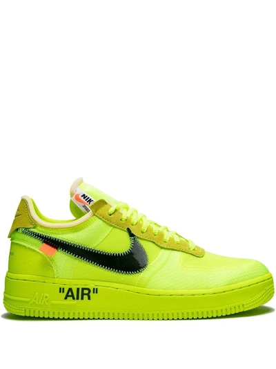 Shop Nike The 10: Air Force 1 Low "volt" Sneakers In Green