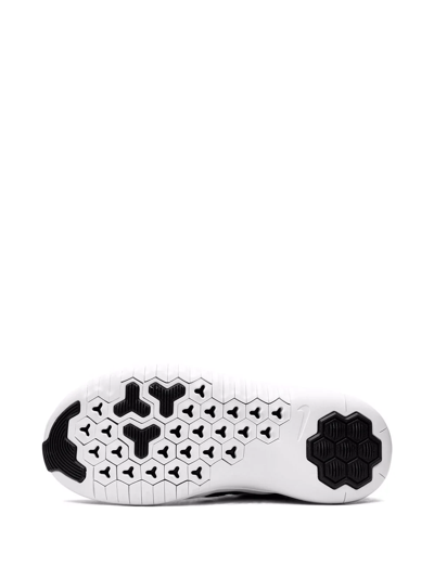 Nike Free Flyknit Colorblock Trainer Sneakers In Black