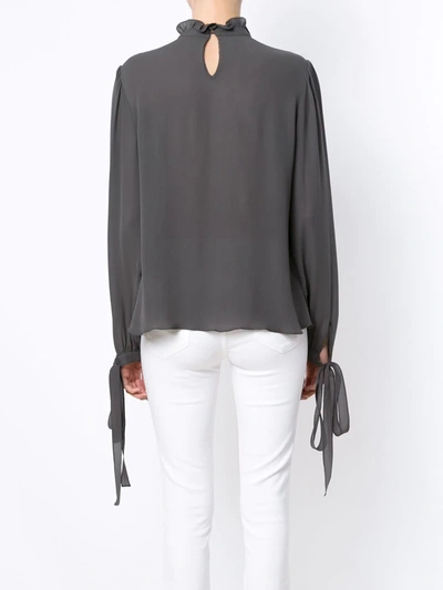 Shop Olympiah Sierra Blouse In Grey