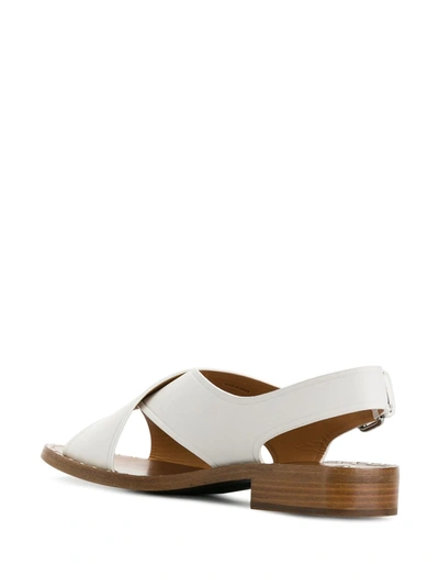 cross over strap sandals