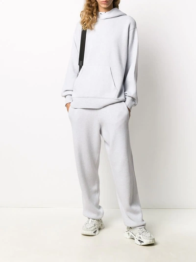 Barrie Ideal Rib-trimmed Oversized Hoodie In Grey