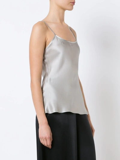 Shop Voz Liquid Camisole In Grey