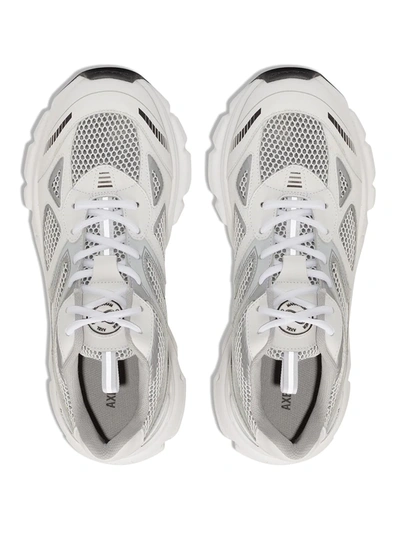Axel Arigato White & Gray Marathon Runner Sneakers In White