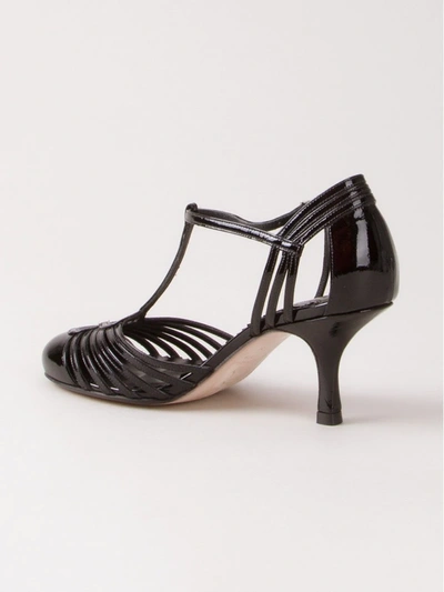 Sarah Chofakian Strappy Pumps In Black