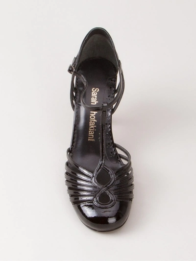 Sarah Chofakian Strappy Pumps In Black