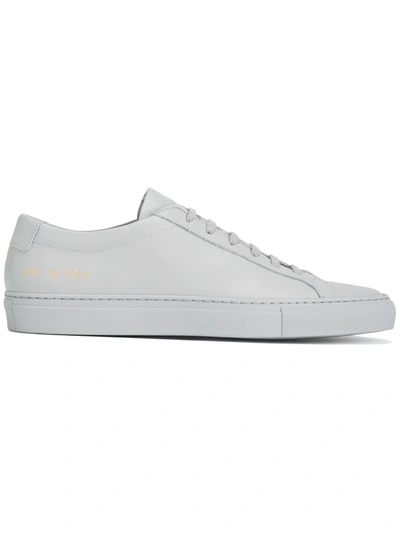 Common Projects Grey Original Achilles Low Sneakers In Grey