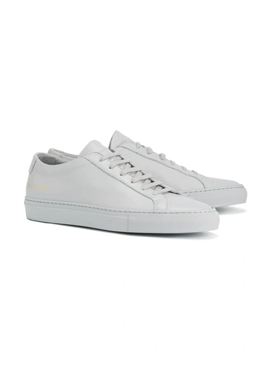 Common Projects Grey Original Achilles Low Sneakers In Grey