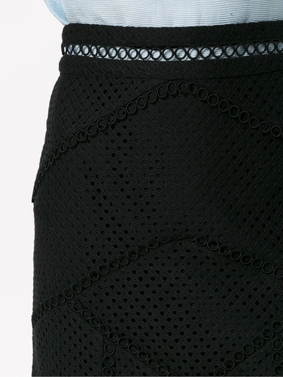 Shop Olympiah Fellari Panelled Skirt In Black