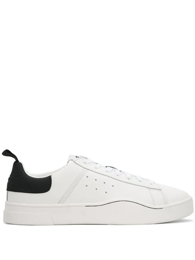 Shop Diesel S-clever Sneakers In White