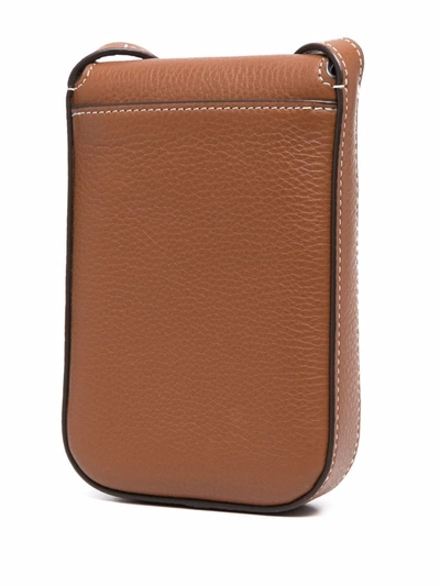 Tory Burch Miller Phone Crossbody Bag In Brown