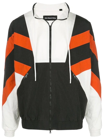 Shop God's Masterful Children Superstar Striped Jacket In Orange