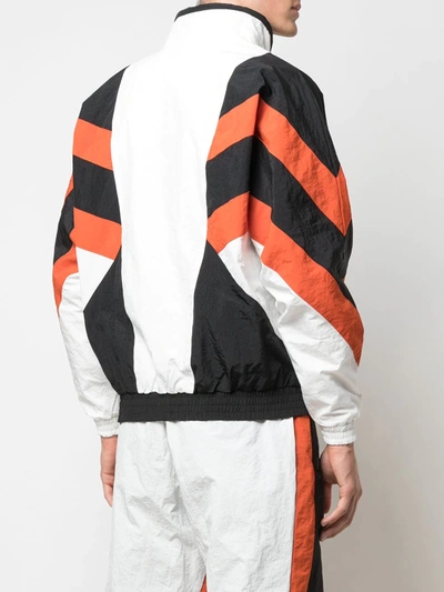 God's Masterful Children Superstar Striped Jacket In Orange