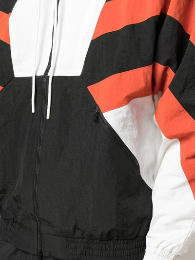 God's Masterful Children Superstar Striped Jacket In Orange