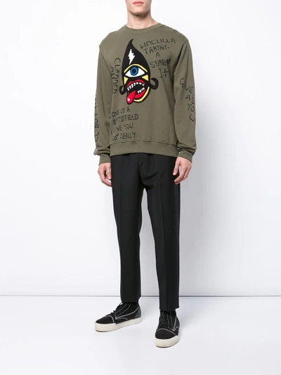 Haculla Nyc Drama Sweatshirt In Green