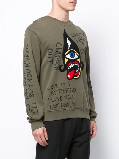 Haculla Nyc Drama Sweatshirt In Green