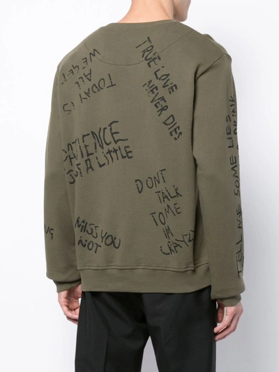 Shop Haculla Nyc Drama Sweatshirt In Green