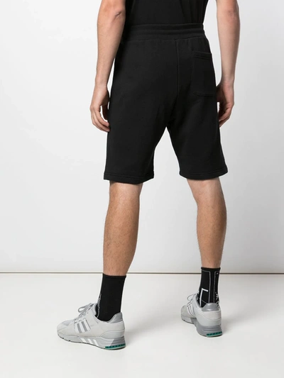 John Elliott Crimson Straight-leg Track Shorts In Black