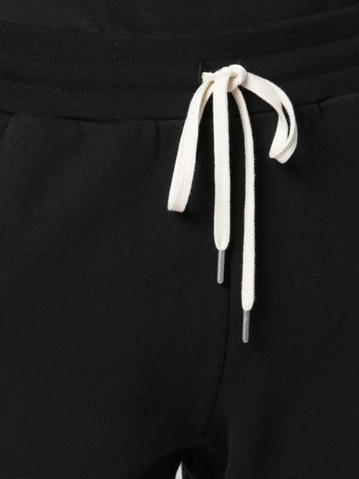 John Elliott Crimson Straight-leg Track Shorts In Black