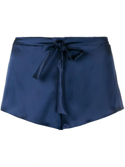 Shop Gilda & Pearl Sophia Drawstring Shorts In Blue