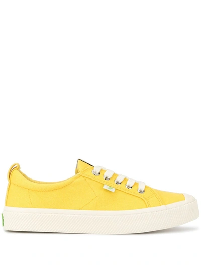 Shop Cariuma Oca Low-top Canvas Sneakers In Yellow