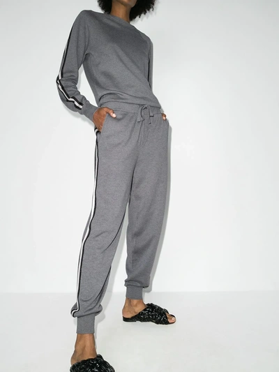Shop Olivia Von Halle Missy London Sweatshirt And Track Pants Set In Grey