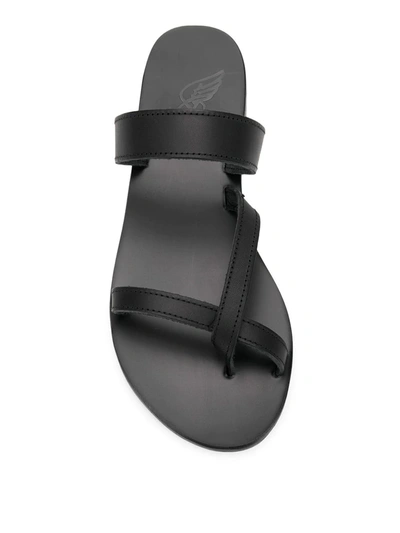 Shop Ancient Greek Sandals Daphnae Sandals In Black