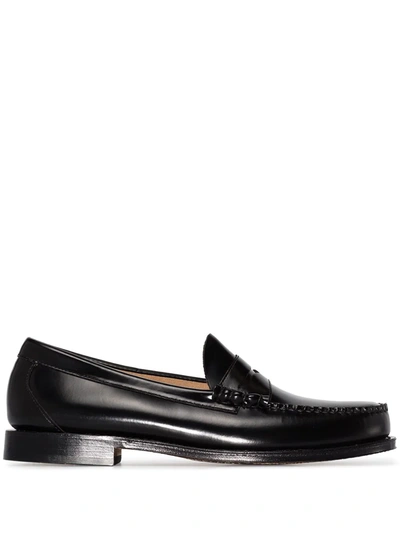 Shop G.h. Bass & Co. Weejuns Larson Penny Loafers In Black