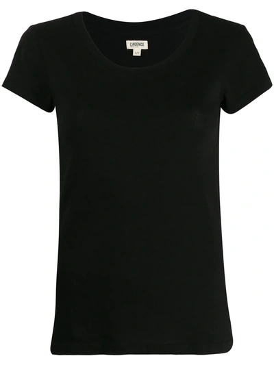 Shop L Agence Slim Fit T-shirt In Black