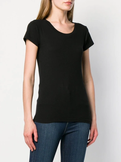 Shop L Agence Slim Fit T-shirt In Black