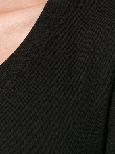 L Agence Ressi Crew Neck T-shirt In Black