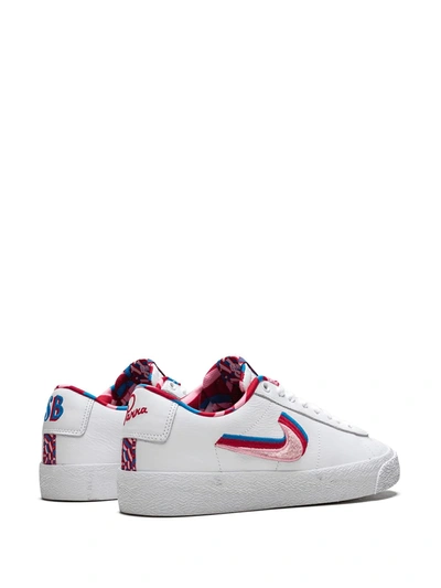 Nike Sb Blazer Low Gt Sneakers In White