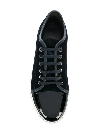 Lanvin Dbb1 Suede Sneakers In Multi