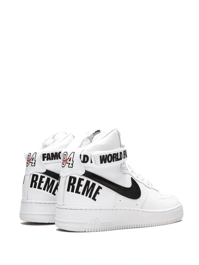 Shop Nike X Supreme Air Force 1 High Sp "white" Sneakers